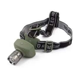 Фонарик налобн. 1 светодиод переменный фокус